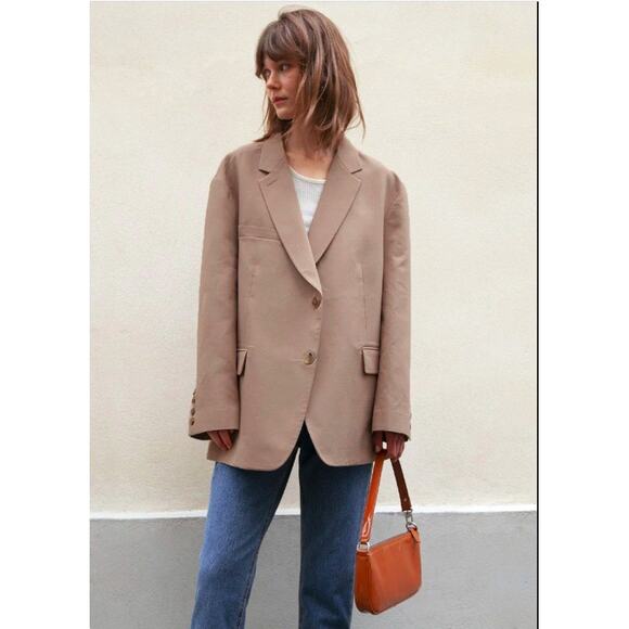 Alberto Cardinali Tan/Beige Jacket and Vest Oversize Look 42L - Picture 7 of 13